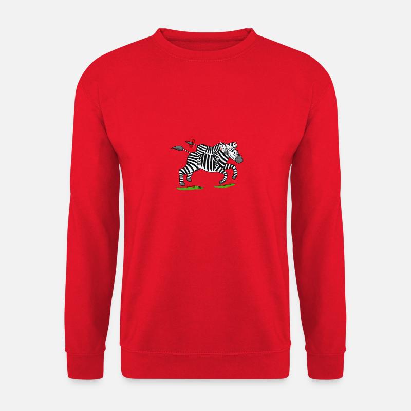 Zora und ihr Papa auf dem Weg ins Krankenhaus - Unisex Pullover - Rot