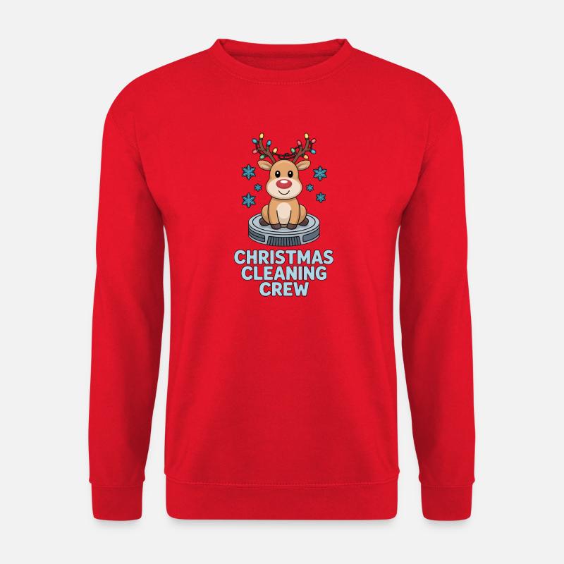 Christmas Cleaning Crew Putztrupp - Unisex Pullover - Rot