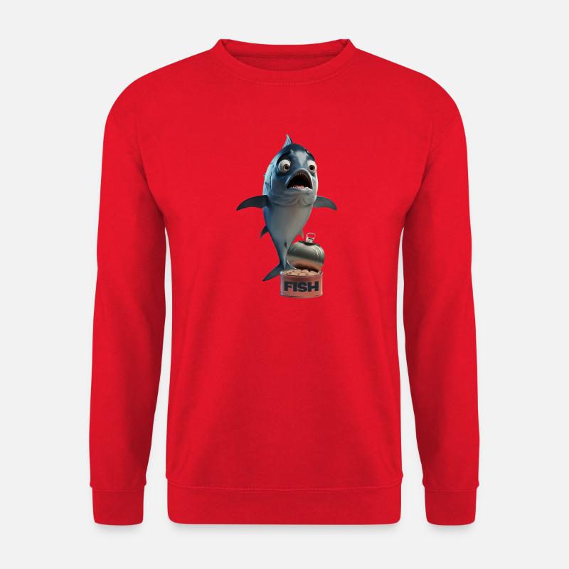 Upset Fish - Unisex Pullover - Rot