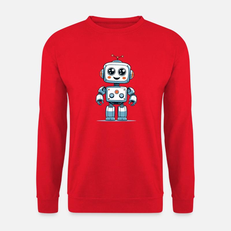 Petit robot spatial - Sweat-shirt Unisexe - rouge