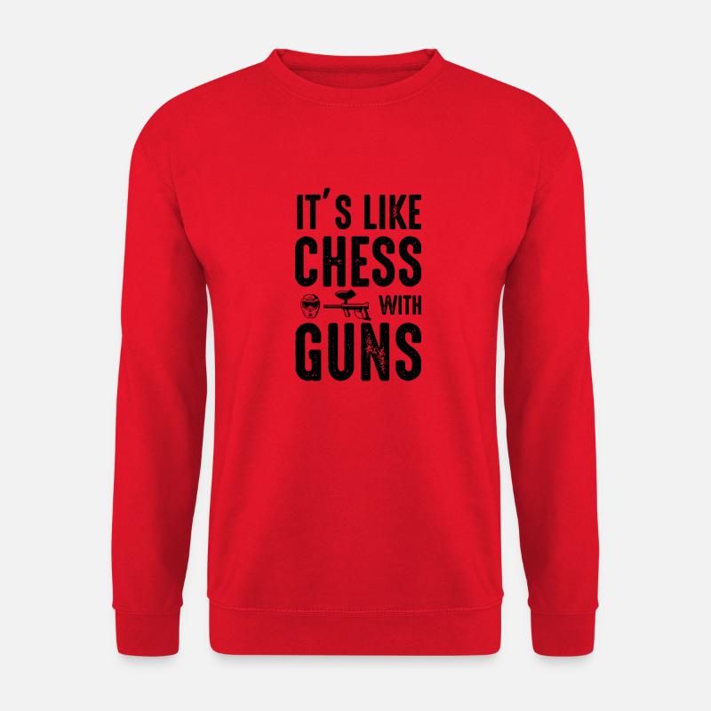 Paintball Airsoft - Unisex Pullover - Rot