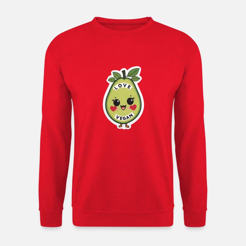 Love Vegan - Unisex Pullover - Rot