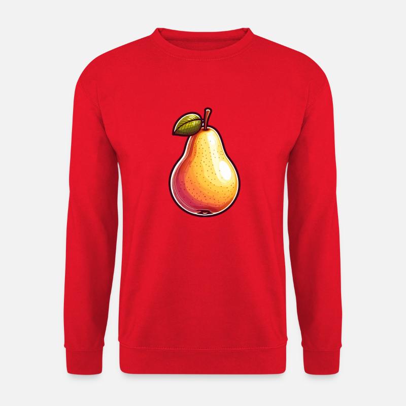 Pear fruit - Unisex Sweatshirt - red
