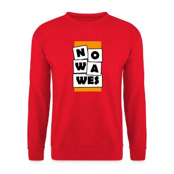 Nowawes - Sweat-shirt Unisexe - rouge - Devant - Alina (178cm) & Michal (187cm)