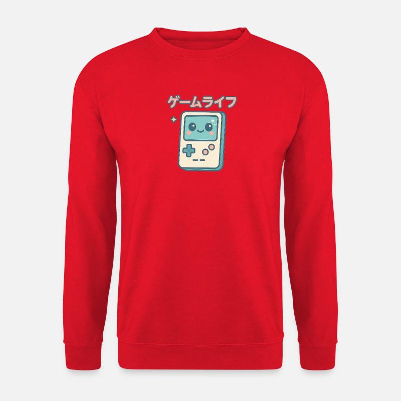 Retro Spielkonsole Kawaii Lebensgefühl - Unisex Pullover - Rot