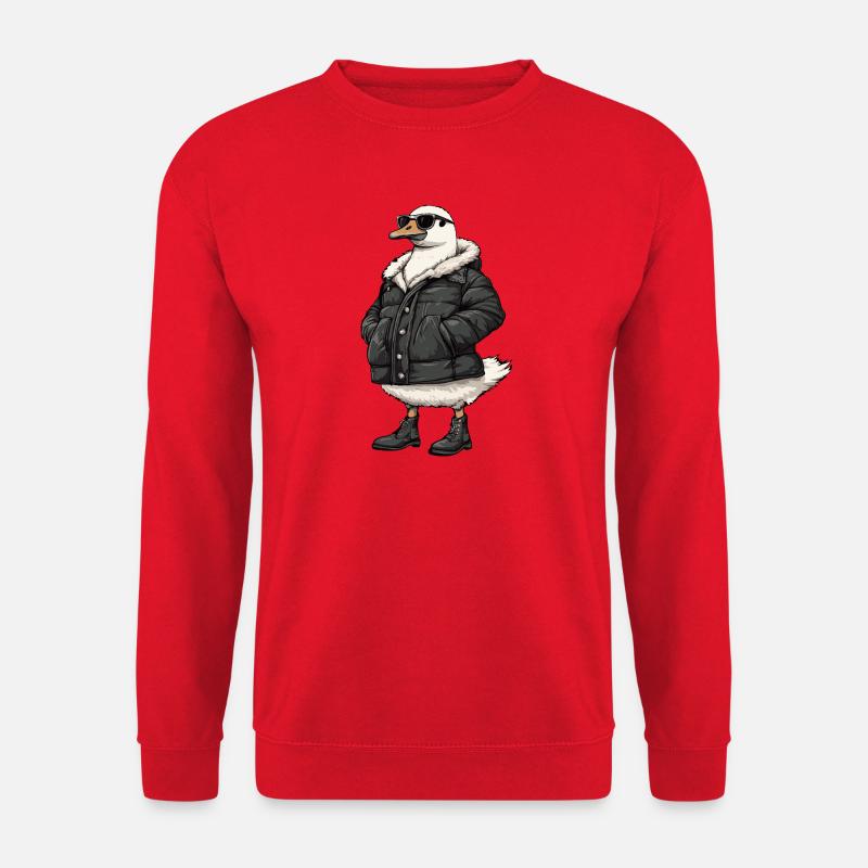 Gans Cool Winter - Unisex Pullover - Rot