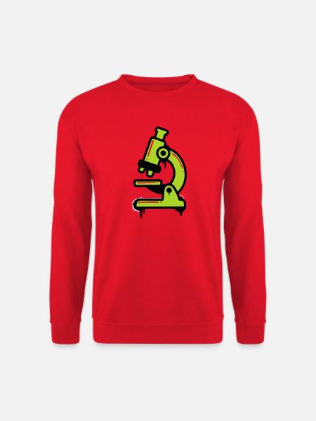 Microscope Graffiti Logo - Sweat-shirt Unisexe - rouge