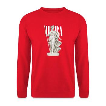 Déesse Héra - Sweat-shirt Unisexe - rouge - Devant - Alina (178cm) & Michal (187cm)