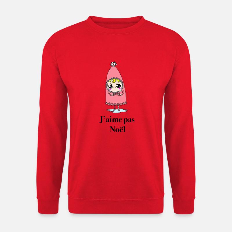 kawaii schmaus ich mag Weihnachten nicht - Unisex Pullover - Rot