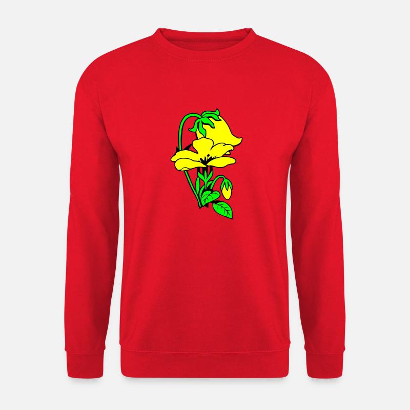 Blumen - Unisex Pullover - Rot