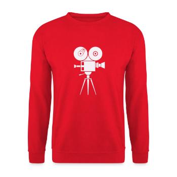 Camera 1 - Unisex Sweatshirt - red - Front - Alina (178cm) & Michal (187cm)
