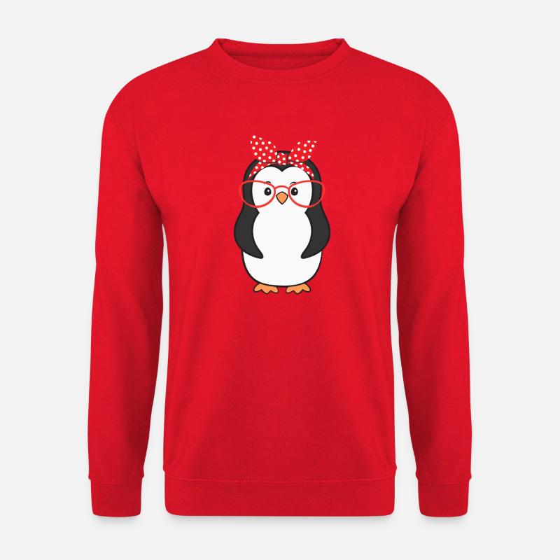 Penguin Penguins - Unisex Sweatshirt - red