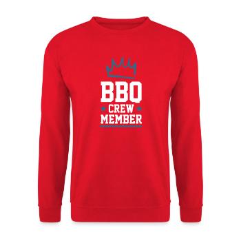 Équipe de barbecue - Sweat-shirt Unisexe - rouge - Devant - Alina (178cm) & Michal (187cm)