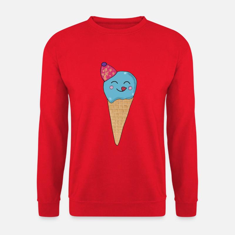 Ice cream cone - Unisex Sweatshirt - red