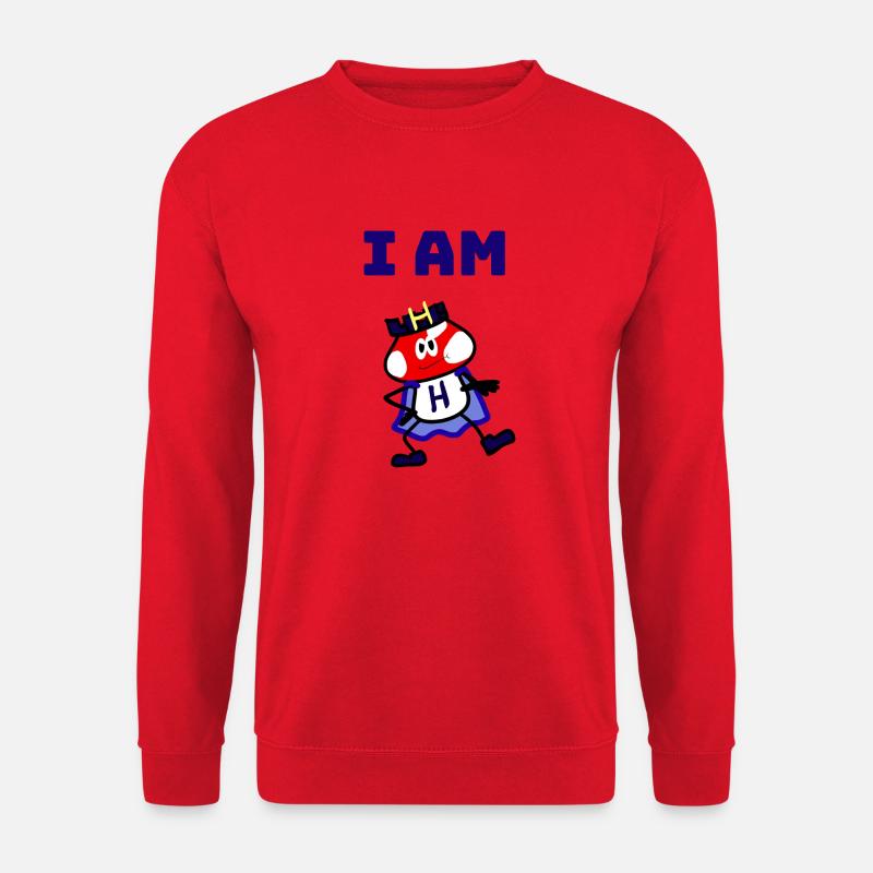 I AM H - Unisex Pullover - Rot