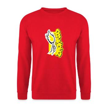 Dresden - Unisex Pullover - Rot - Vorne - Alina (178cm) & Michal (187cm)