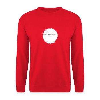 Can't bring me down - red - Unisex Sweatshirt - red - Front - Alina (178cm) & Michal (187cm)