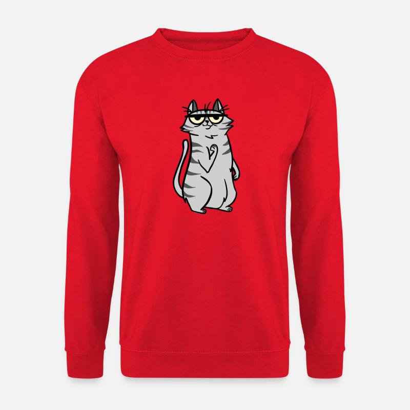 Katze Katzen - Unisex Pullover - Rot