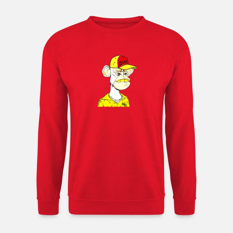 Ape Straßenrebell Cap - Unisex Pullover - Rot