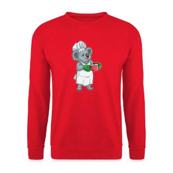 Cuisson en marmite de koala - Sweat-shirt Unisexe - rouge - Devant - Alina (178cm) & Michal (187cm)