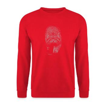 Manul - Unisex Pullover - Rot - Vorne - Alina (178cm) & Michal (187cm)