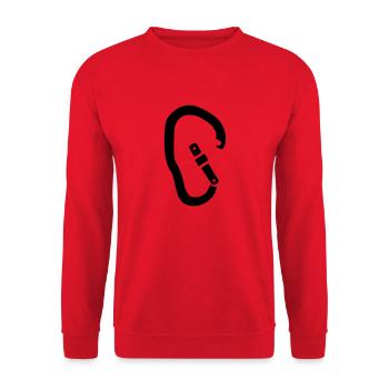 carbine - Unisex Sweatshirt - red - Front - Alina (178cm) & Michal (187cm)