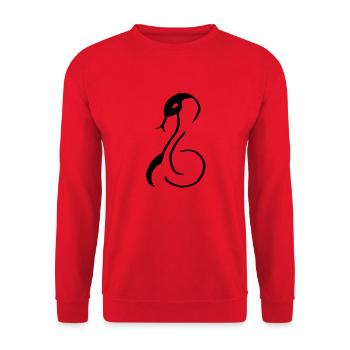 Cobra - Sweat-shirt Unisexe - rouge - Devant - Alina (178cm) & Michal (187cm)