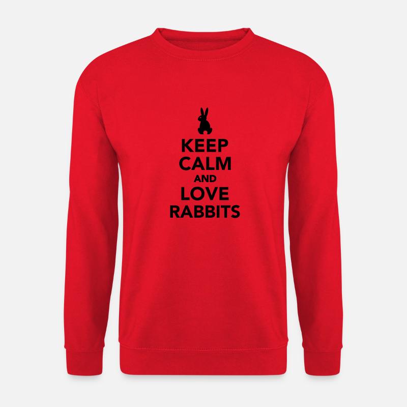 Kaninchen - Unisex Pullover - Rot