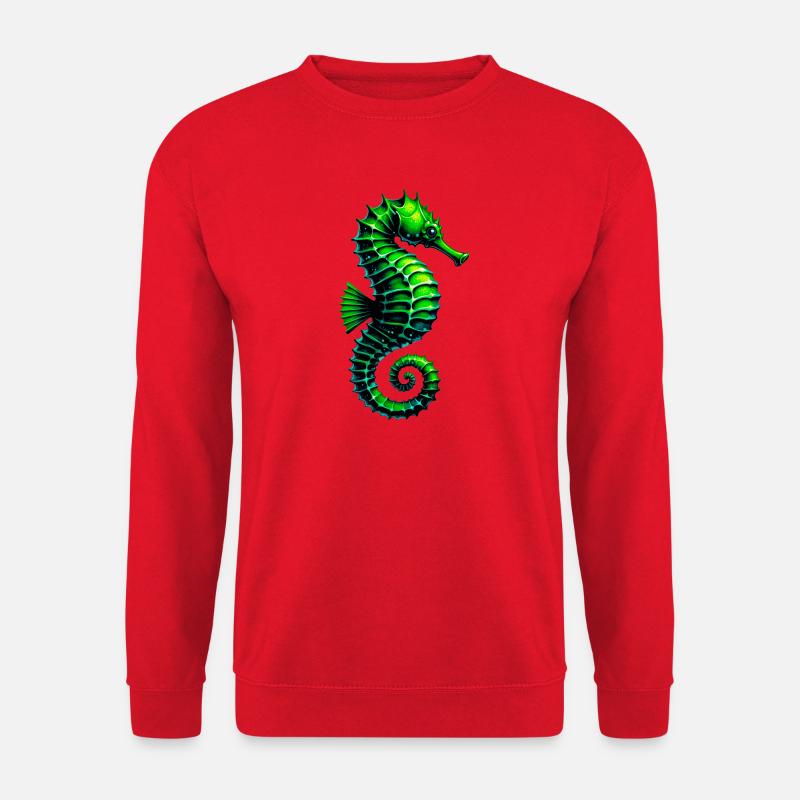 Seepferdchen - Unisex Pullover - Rot