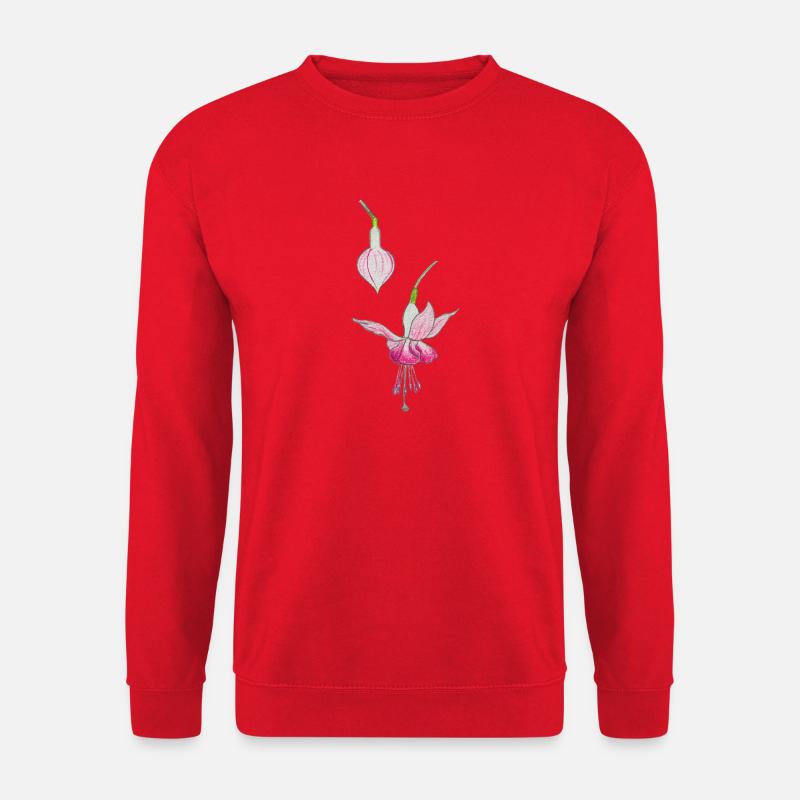 Fuchsienblüte - Unisex Pullover - Rot