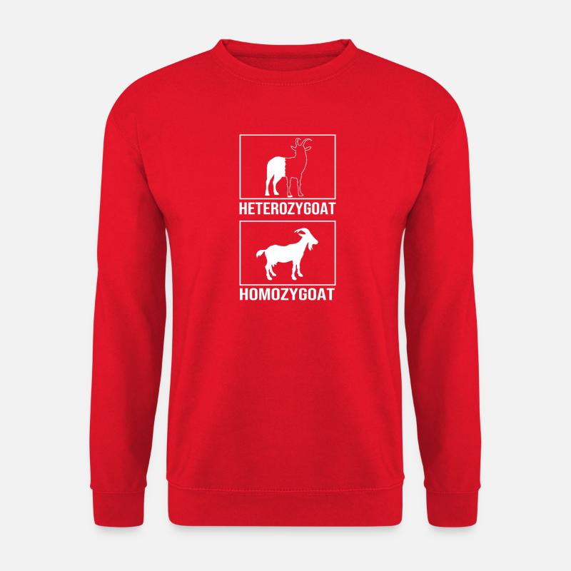 Molecule Structural Formula - Unisex Sweatshirt - red