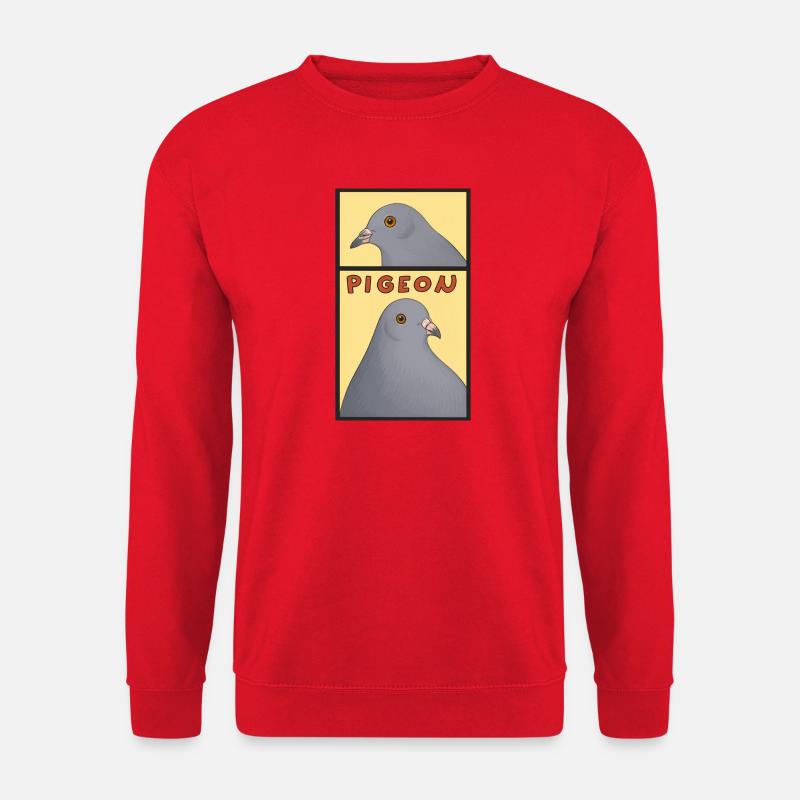 Dove Panel Pop Art - Unisex Sweatshirt - red