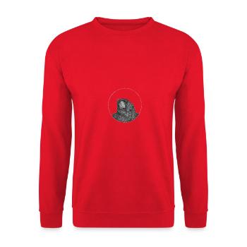 Tendo pure - Unisex Pullover - Rot - Vorne - Alina (178cm) & Michal (187cm)