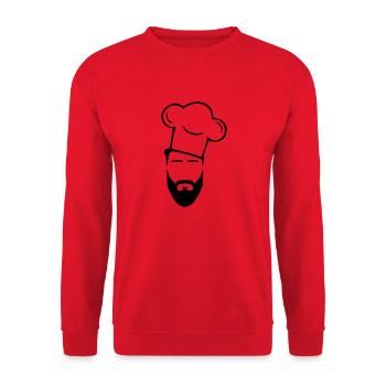 koch design - Unisex Pullover - Rot - Vorne - Alina (178cm) & Michal (187cm)