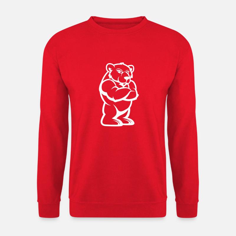 Bear Comic - Unisex Sweatshirt - red