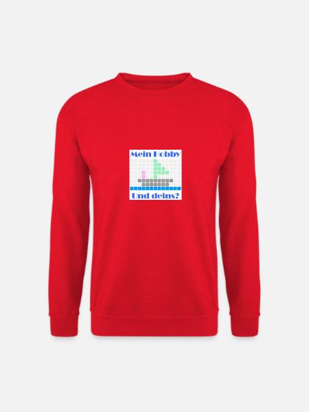 mein hobby segeln - Unisex Pullover - Rot