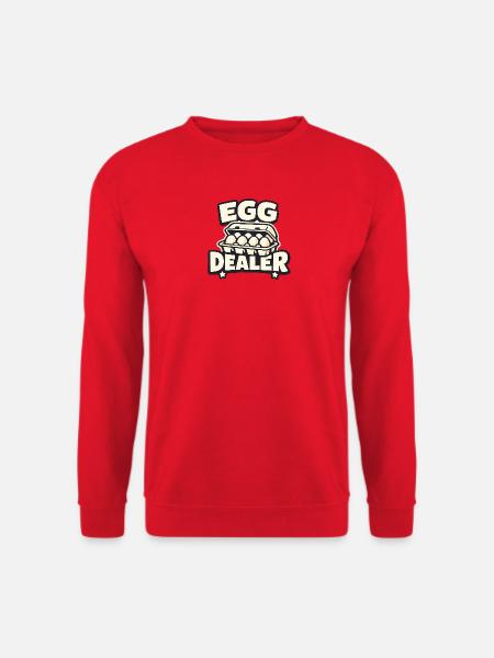 Egg Dealer - Hühnerhalter - Unisex Pullover - Rot