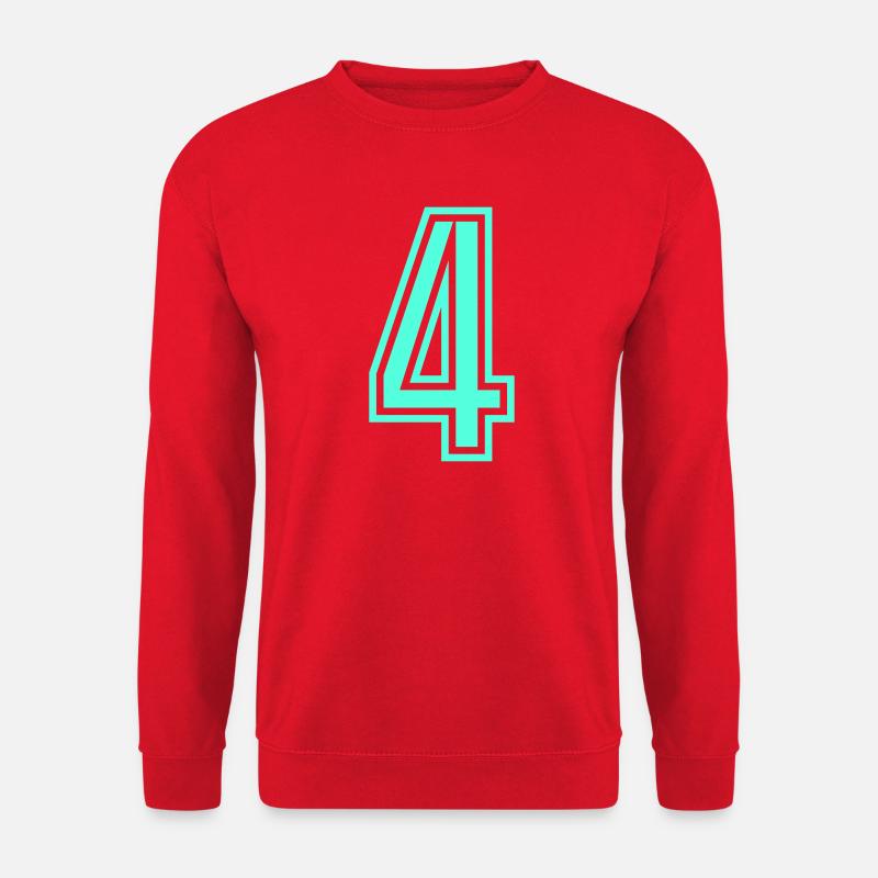 4 - Unisex Pullover - Rot