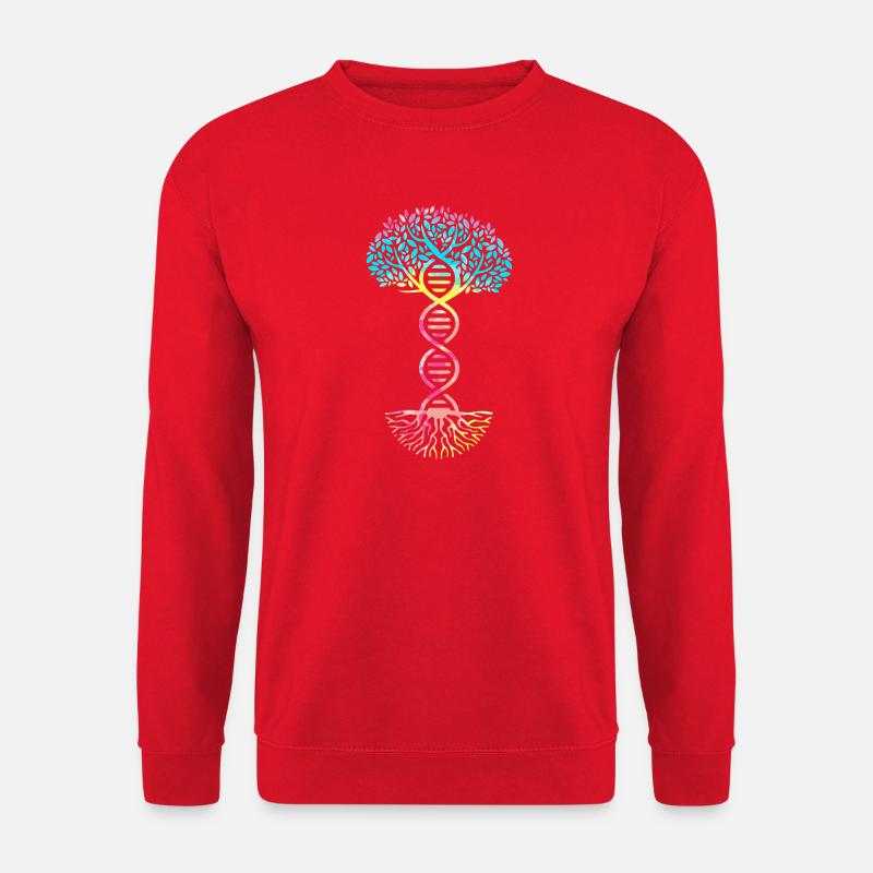 Structural formula molecule - Unisex Sweatshirt - red