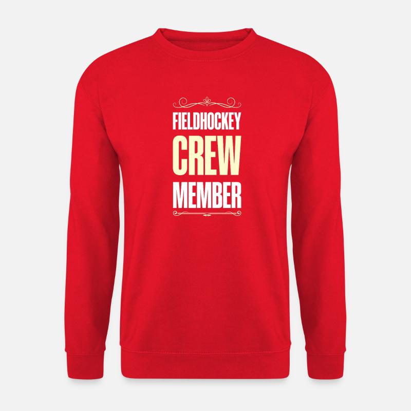 Fieldhockey Crew - Unisex Pullover - Rot