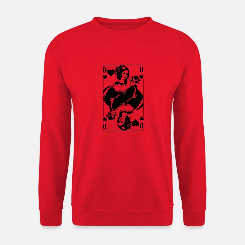 dame - Unisex Pullover - Rot