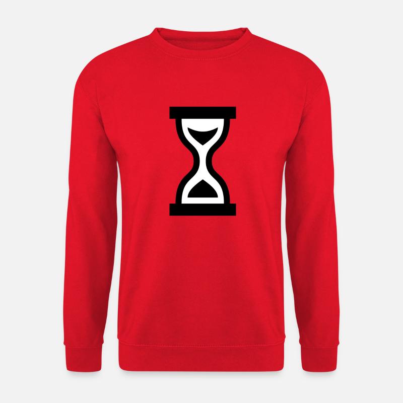Uhr - Unisex Pullover - Rot