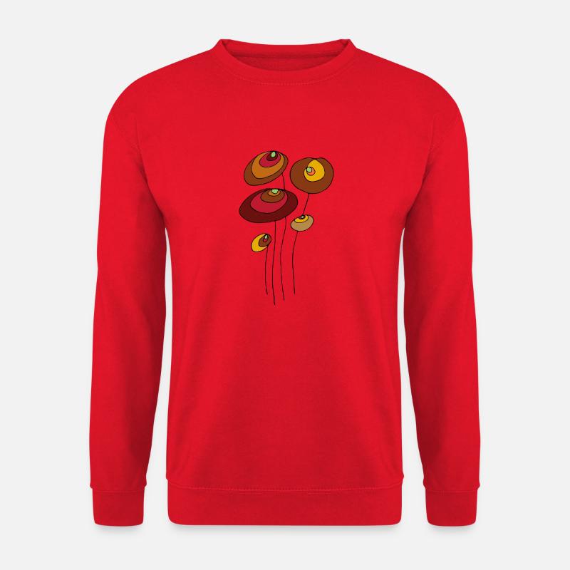 Blumen - Unisex Pullover - Rot