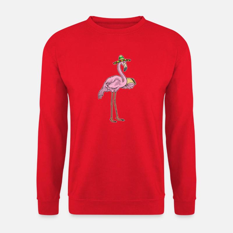 Flamingo Taco - Unisex Pullover - Rot