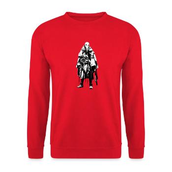 Der Doktor der Dunklen Pest - Unisex Pullover - Rot - Vorne - Alina (178cm) & Michal (187cm)
