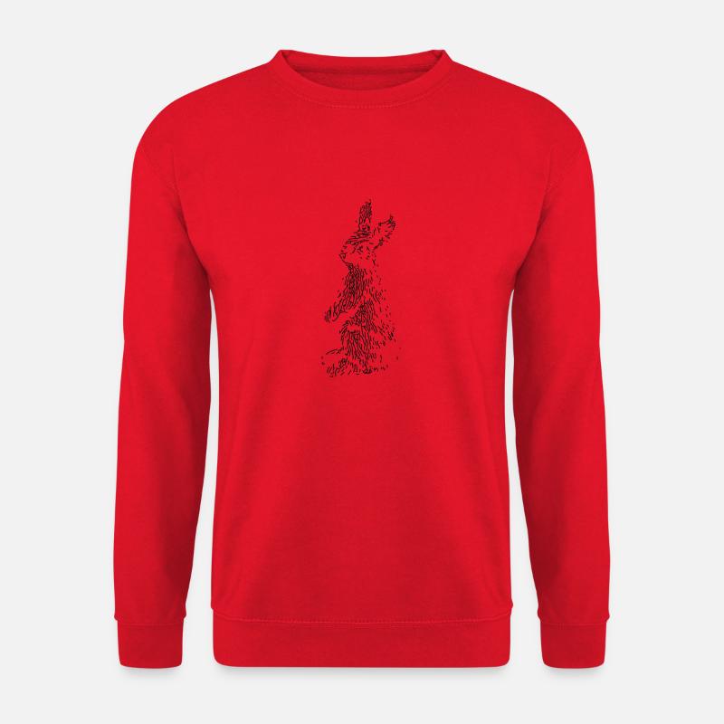 Hase - Unisex Pullover - Rot