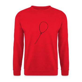 Beautiful flying balloon - Unisex Sweatshirt - red - Front - Alina (178cm) & Michal (187cm)