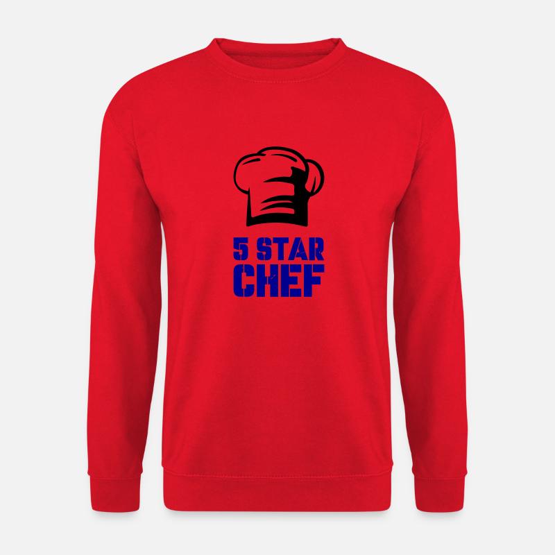 5 Star Chef - Unisex Sweatshirt - red