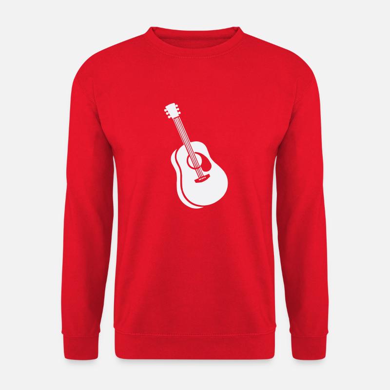 guitar - Unisex Sweatshirt - red