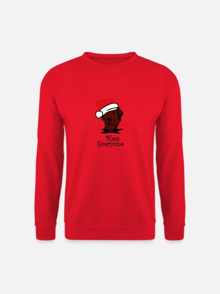 Gott segnet uns zu Weihnachten - Unisex Pullover - Rot